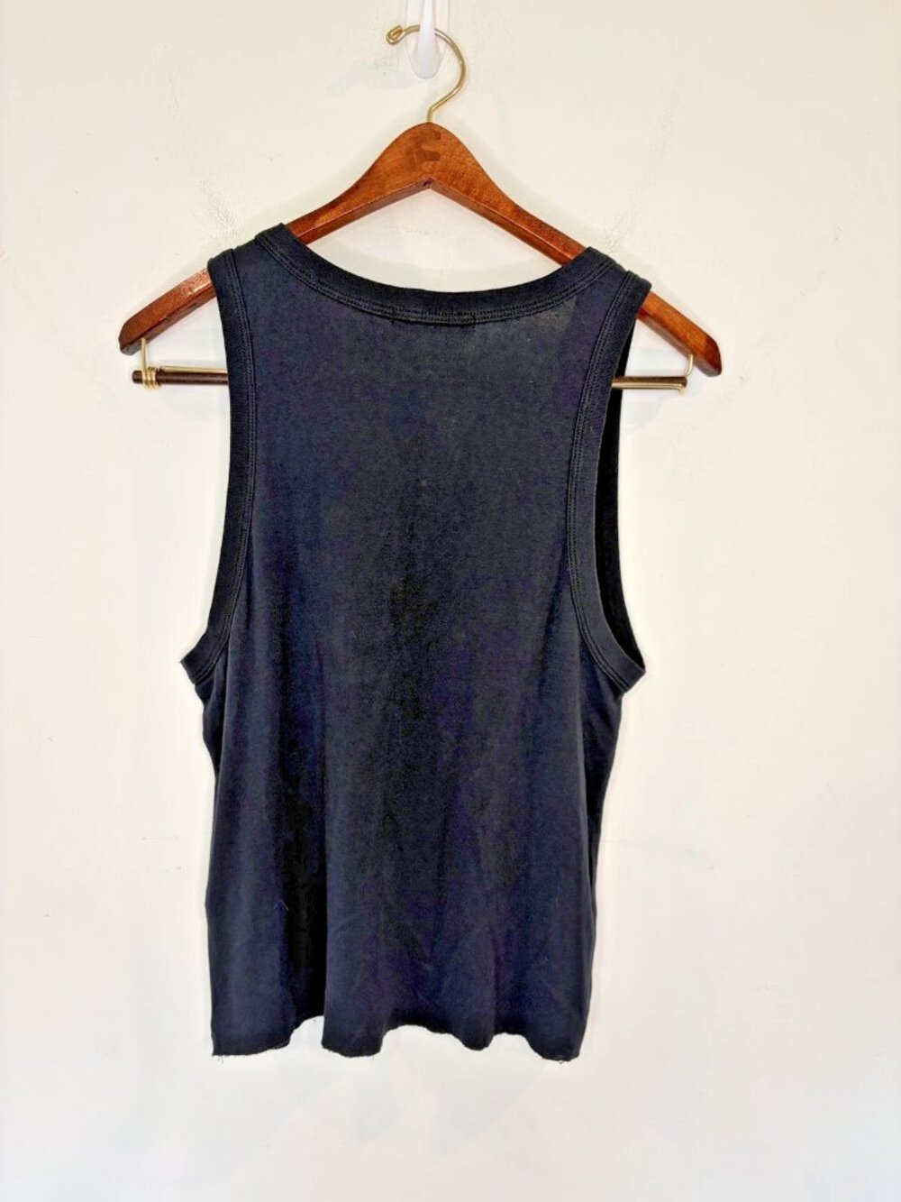Daydreamer Janis Joplin Cutoff Tank Top Sz XL Black Live at Boston Music Hall - Picture 6 of 11